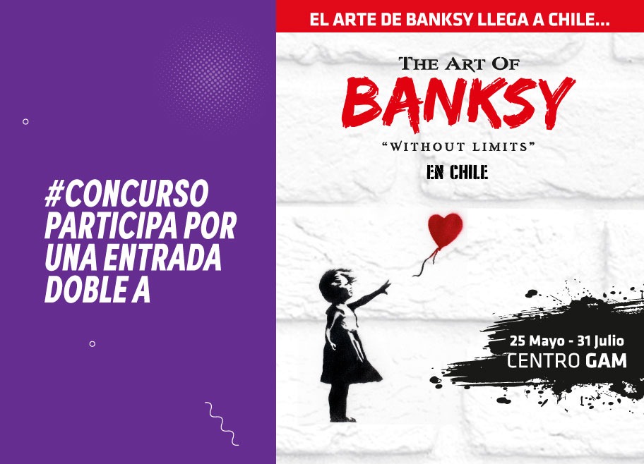 Concurso: Participa por una entrada doble para The art of Banksy Without limits